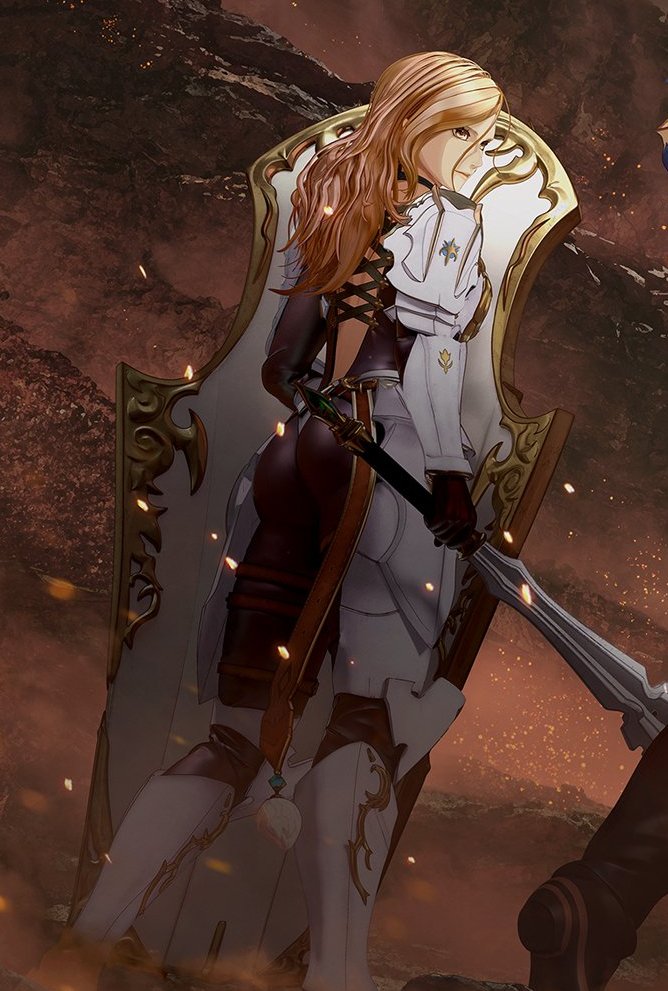 armor ass big_ass blonde_hair brown_eyes dark_blonde dark_blonde_hair dirty_blonde dirty_blonde_hair huge_ass image kisara_(tales) official_art sandy_blonde sandy_blonde_hair tales_of_(series) tales_of_arise tight_clothing