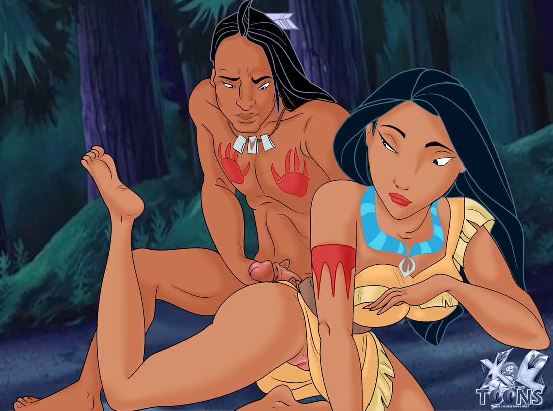 1boy 1girls clothed_female_nude_male clothing disney disney_princess erection female from_behind_position kocoum male male_focus native_american no_pants outdoor_sex penis penis_on_ass pocahontas pocahontas_(character) pussy shaved_pussy tattoo xl-toons.com