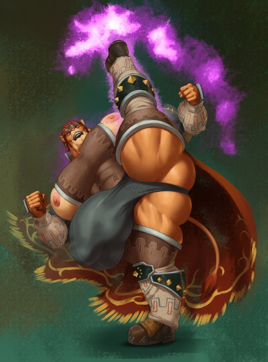 abs anthro biceps big_bulge bodybuilder bulge cosplay cosplay_ganondorf fighting fighting_stance flaccid furry furry_only ganondorf guzreuef huge_bulge hyper hyper_balls hyper_bulge hyper_genitalia hyper_muscles hyper_penis hyper_testicles legs_up looking_at_viewer magic male male_focus male_only muscle muscles muscular muscular_arms muscular_ass muscular_back muscular_legs muscular_male muscular_thighs nipples pecs solo solo_male tight_clothes tight_clothing tight_fit veins veiny_penis