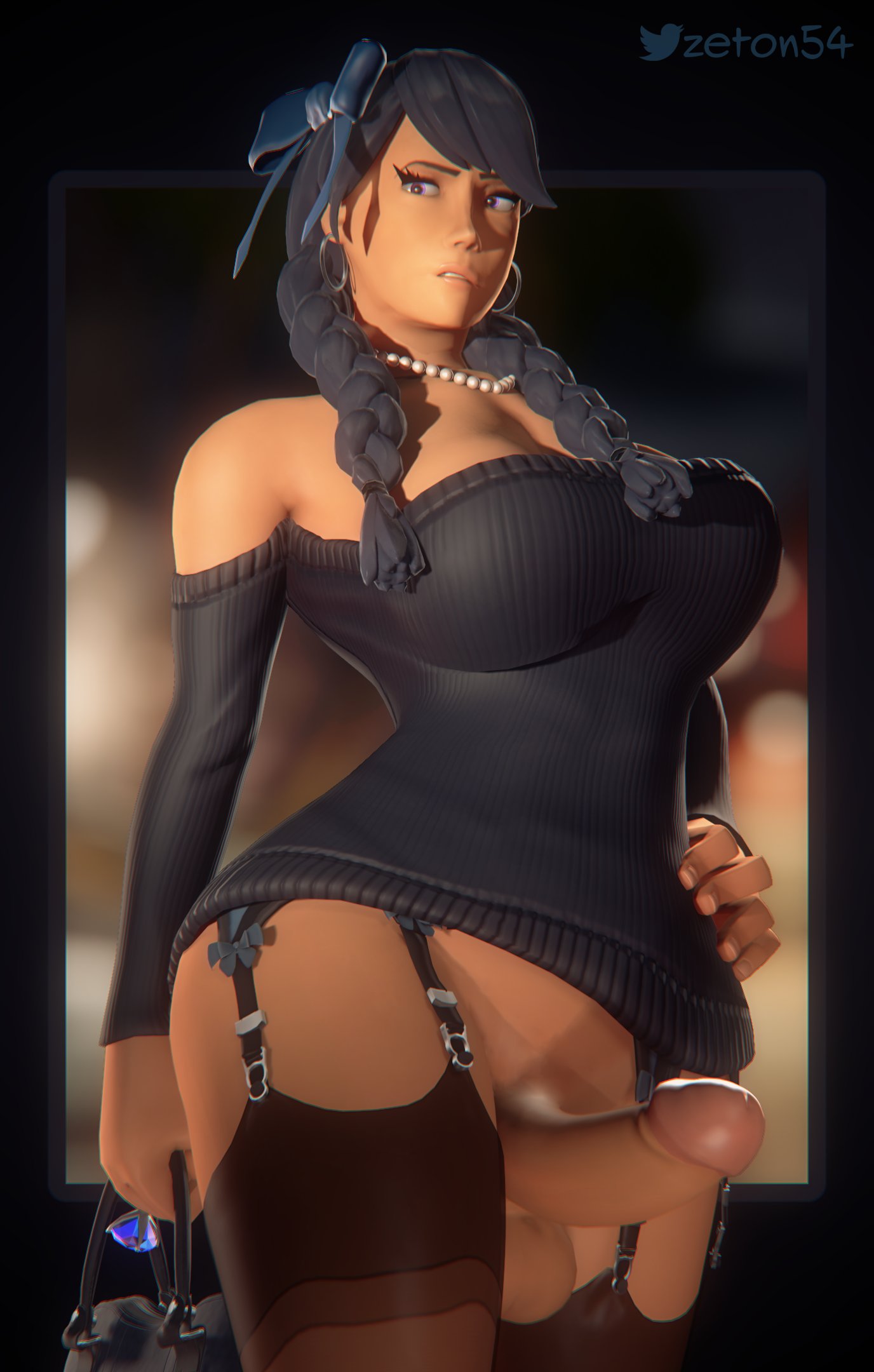 1futa, 3d, big breasts, big penis, breasts, dickgirl, femscout, futa only, futanari, intersex, penis, rule 63, scout (team fortress 2), sfm, solo, stockings, team fortress 2, thicc, thicc thighs, thick, thick thighs, zeton54