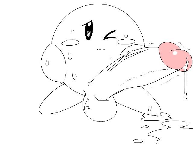 ashamed balls big_balls big_penis big_testicles blush blushing cum cumshot cute cute_face handjob huge_balls huge_cock huge_testicles kirby kirby_(series) male male_only mammal masturbation meow25meow nervous nervous_face nintendo penis solo solo_male sweat sweating testicles