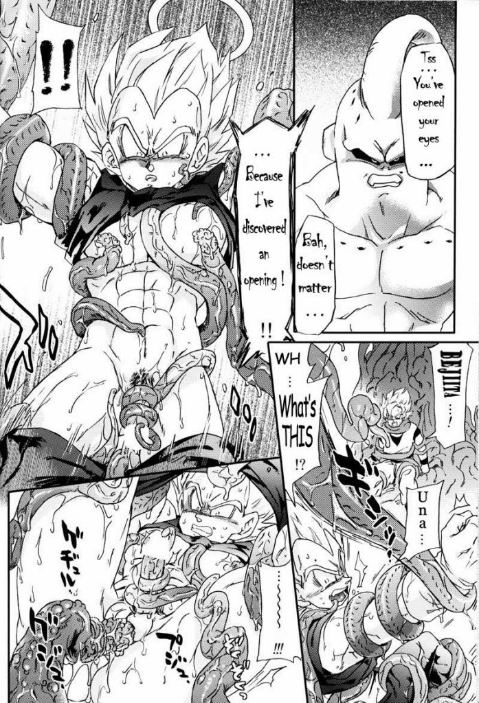 3boys being_undressed boner dokuganryu dominant_villain doujinshi dragon_ball dragon_ball_z erection forced gay hard_translated inside_creature legs_held_open majin_buu male_only male_rape_victim male_urethral_insertion monochrome monster_boy nipple_play nipples restrained shirt_lift son_goku spread_legs super_saiyan tentacle tentacle_around_neck tentacle_in_penis tentacle_in_urethra tentacle_nodules tentacle_on_male tentacle_rape tentacle_suspension tentaclejob tentacles_around_arms tentacles_around_legs tentacles_under_clothes urethral urethral_insertion urethral_penetration vegeta yaoi