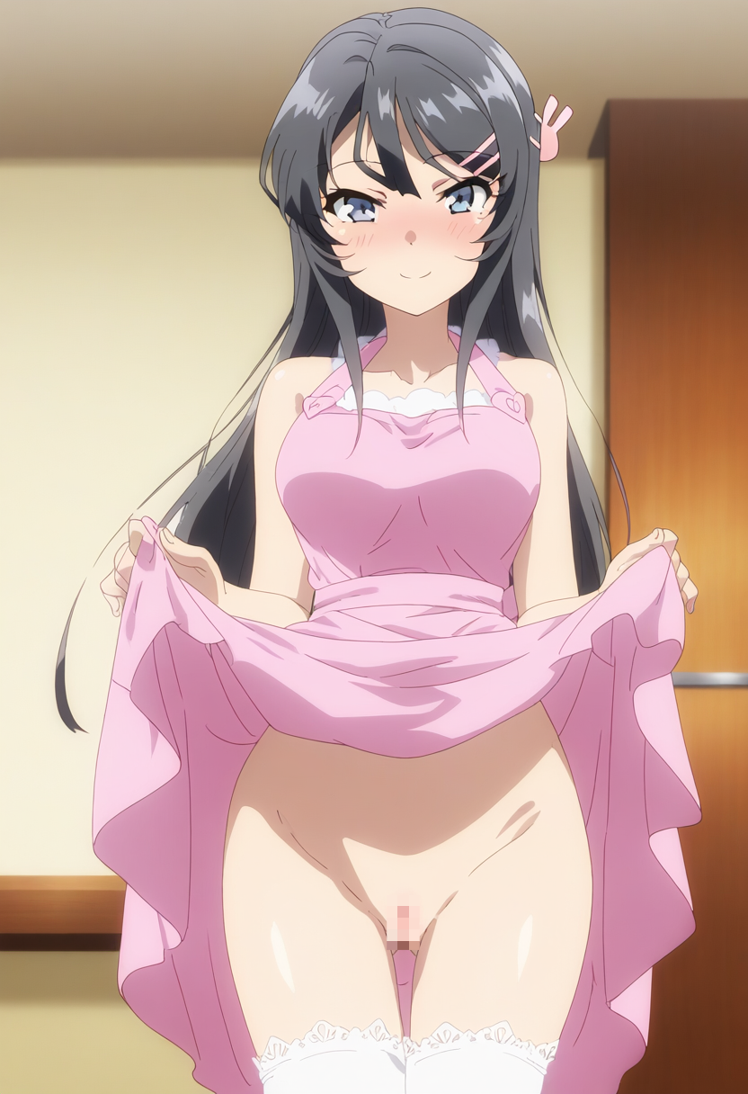 ai_generated breasts breasts naked_female nude_female pussy sakurajima_mai seishun_buta_yarou_wa_bunny_girl_senpai_no_yume_wo_minai sexy_body vagina
