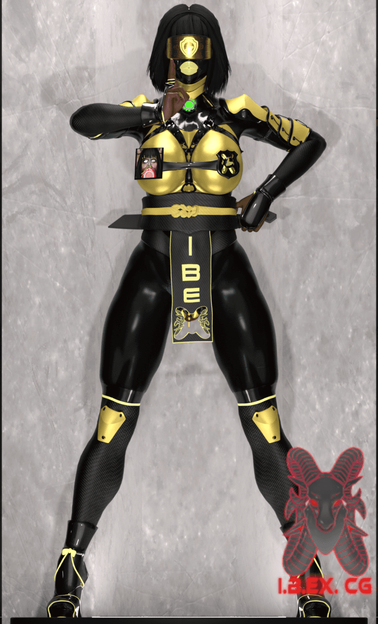 big_ass big_breasts body_modification bodysuit corruption drone dronification ibex-cg mind_break mind_control mortal_kombat mortal_kombat_11 mortal_kombat_1_(2023) shotoshinobi_(ibex) tanya_(mortal_kombat) transformation