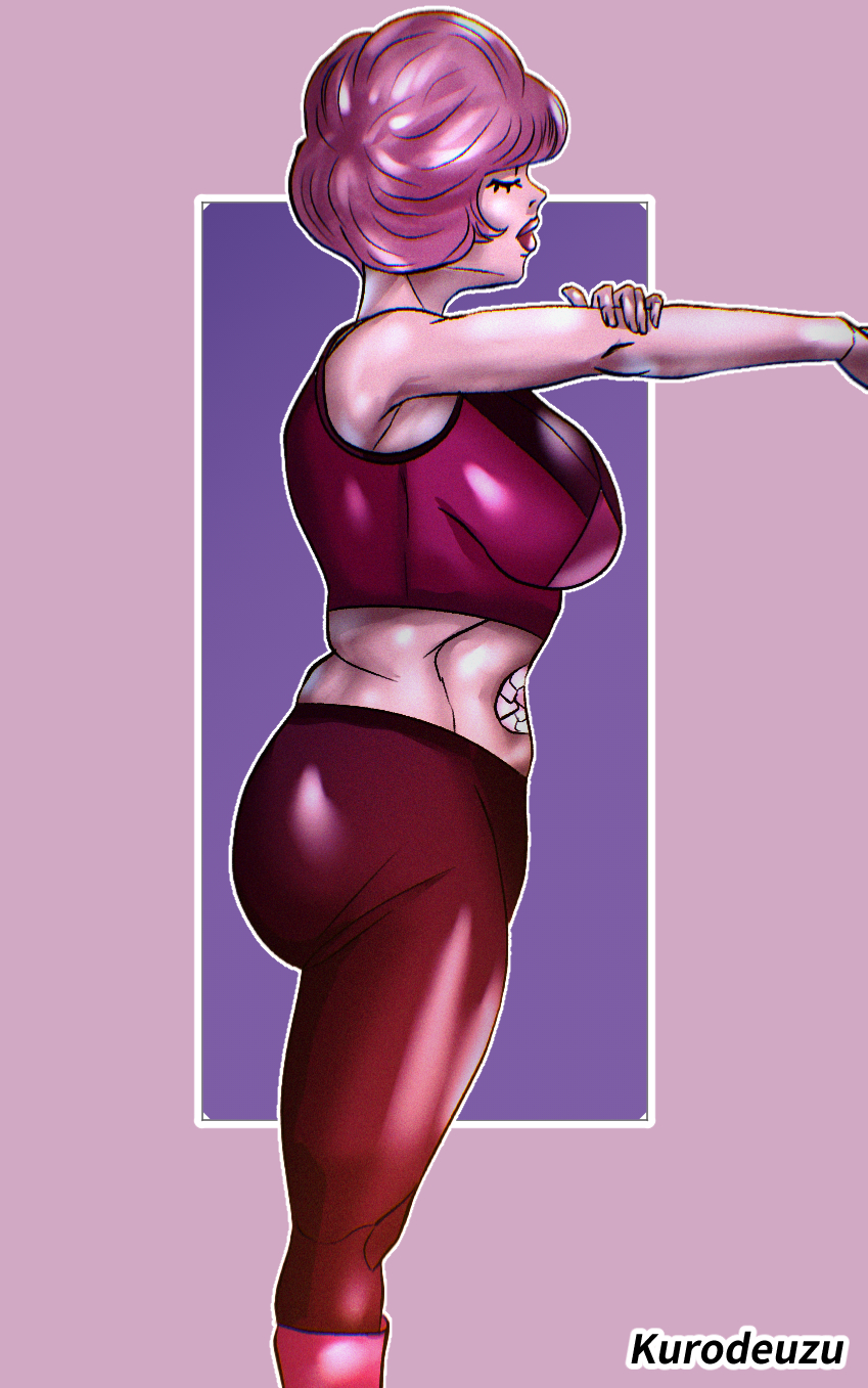 ass_bigger_than_head ass_focus ass_up big_ass cartoon_network female female_only gem_(species) kurodeuzu pink_diamond_(steven_universe) steven_universe tagme thick thick_ass thick_thighs
