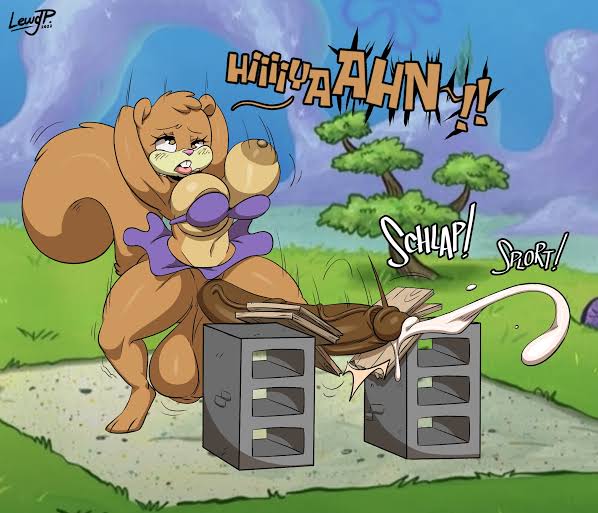 2d 2d_artwork big_balls big_breasts cum duplicate furry futanari higher_resolution_at_source higher_resolution_available huge_cock intersex joaoppereiraus repost reupload sandy_cheeks spongebob_squarepants