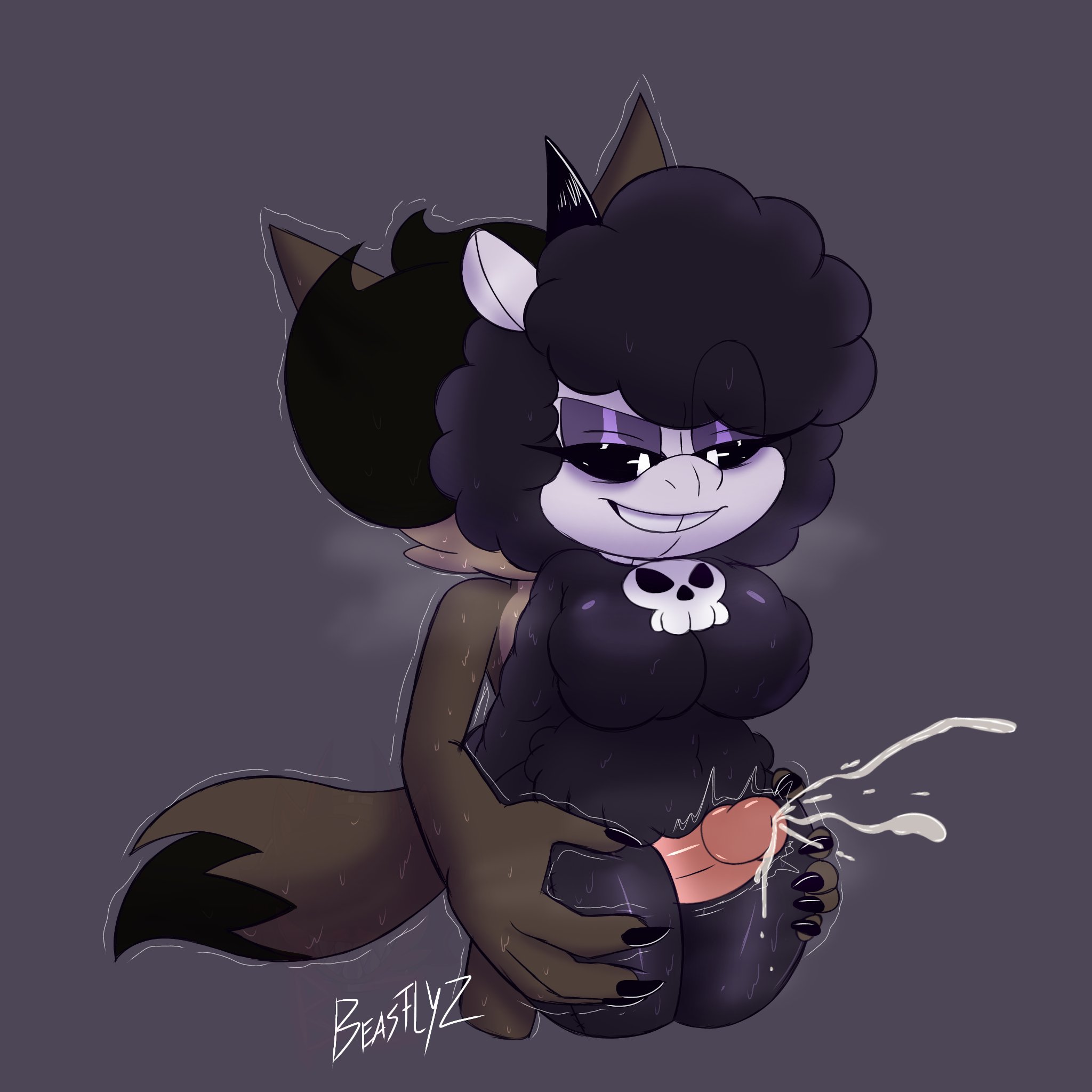 1boy, 1female1male, 1girls, 1male1female, 2025, 2025s, 2d, 2d (artwork), 2d artwork, accessory, anthro, anthro female, anthro male, anthrofied, artist name, baba chops, baba chops (poppy playtime), beastly z5, big breasts, black body, black eyes, black fur, black hair, black horn, black sclera, black sheep, black wool, bovid, bovine, breasts, caprine, coy the coyote, critters (poppy playtime), cum, cumshot, curly hair, digital art, digital drawing, digital drawing (artwork), digital media, digital media (artwork), digital painting, digital painting (artwork), duo, english, english text, eyelashes, eyeshadow, fanart, female, female anthro, fluffy, fluffy chest, fluffy fur, fur, furry, furry female, furry male, goth, goth girl, gothic, heavy breathing, jewelry, lamb, male, male anthro, male anthro/female anthro, male/female, mammal, medium breasts, mob entertainment, mob games, mobian, mobian (species), necklace, nightmare critters, no humans, pendant, penis, penis rubbing, penis rubbing pussy, plushie, plushophilia, poppy playtime, poppy playtime (chapter 4), pupils, purple eyeshadow, pussy, rubbing, sega, sex, sex from behind, sheep, sheep ears, sheep girl, sheep humanoid, sheeps, skull, skull accessory, skull necklace, skull pendant, slightly chubby, smiling critters, smirking, smirking at partner, sonic (series), sonic the hedgehog (series), sweat, sweatdrop, text, thick thighs, thigh grab, thigh sex, thighs, video games, white ears, white eyes, white face, white inner ear, white pupils, white skin, wool, wool (fur), wool hair