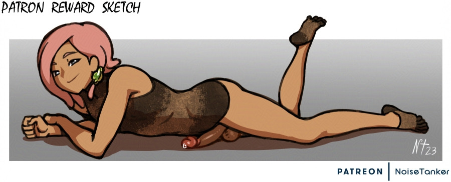 1boy, 2d, bsky link, dark skin, dark-skinned femboy, dark-skinned male, dark-skinned sissy, femboy, human, human male, human only, ilima (pokemon), male, male focus, male only, nintendo, noisetanker, penis, pokemon, pokemon sm, precum, sissy, solo, solo male
