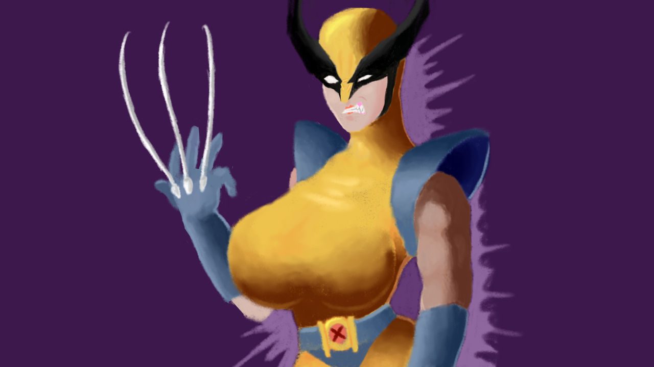 1female big_breasts breasts_bigger_than_head breasts_bigger_than_torso female female_only gatherer genderswap hourglass_figure marvel marvel_comics rule_63 superhero superheroine tagme wolverine_(x-men) x-men