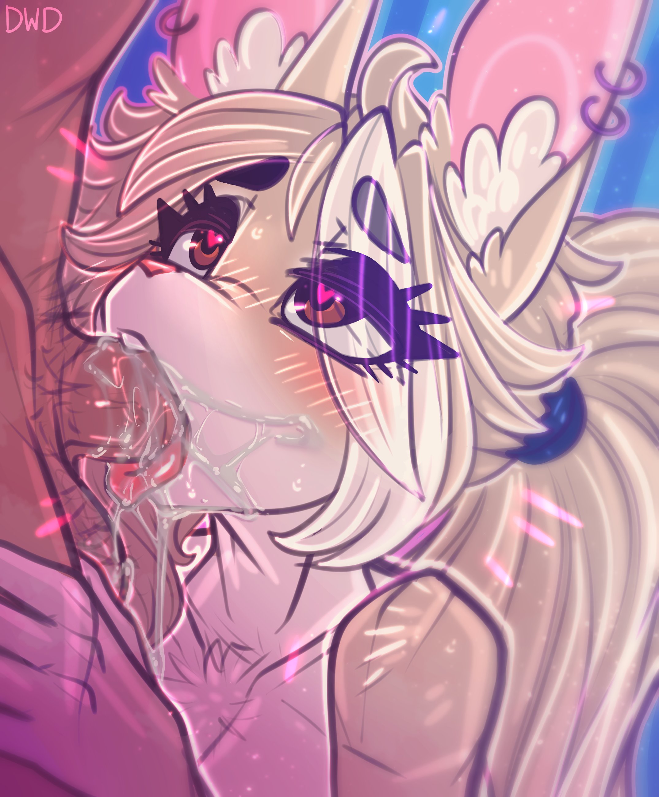 <3 eyes, 2021, absurd res, anthro, blowjob, bodily fluids, character request, cum, cum in mouth, cum in throat, cum inside, deepthroat, dimwitdog, duo, ear piercing, erection, eye contact, fellatio, female, female penetrated, genital fluids, genitals, heart, hi res, human, human on anthro, humanoid genitalia, humanoid penis, interspecies, lagomorph, leporid, male, male penetrating, male penetrating female, male/female, mammal, oral, oral penetration, oral sex, original, original character, penetration, penile, penis, penis in mouth, piercing, pubes, rabbit, sex, sloppy, teeth, tongue, tongue out, tongue out blowjob