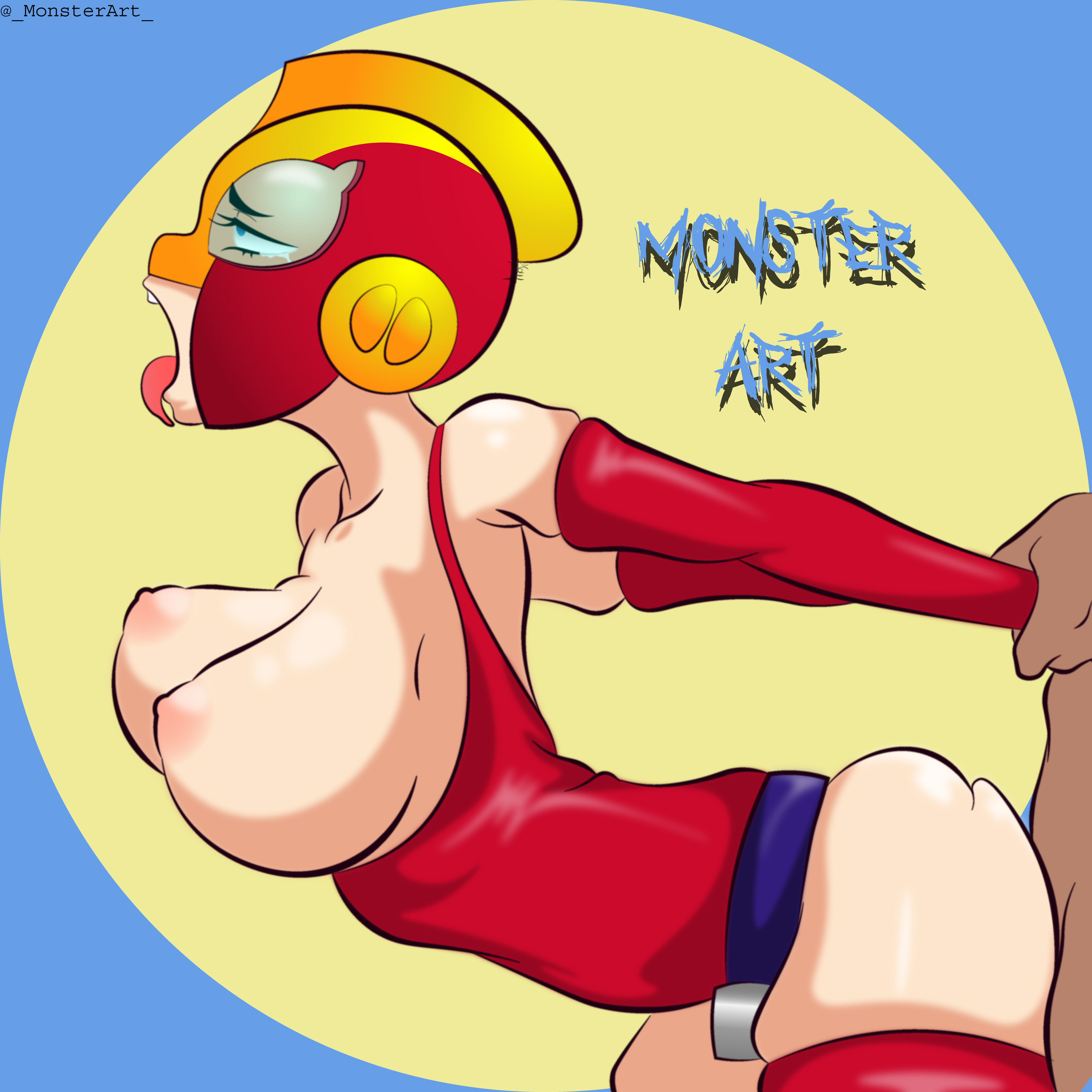 1boy, 1girls, 2021, ahegao, blue-tinted eyewear, brawl stars, breasts, busty, character request, eyewear, female, female focus, from behind, from behind position, fucked silly, headgear, helmet, hourglass figure, huge breasts, male, male/female, maledom, mask, masked, masked female, max (brawl stars), monsterart, nipples, pose, posing, sex, supercell, tongue, tongue out, visor, wide hips