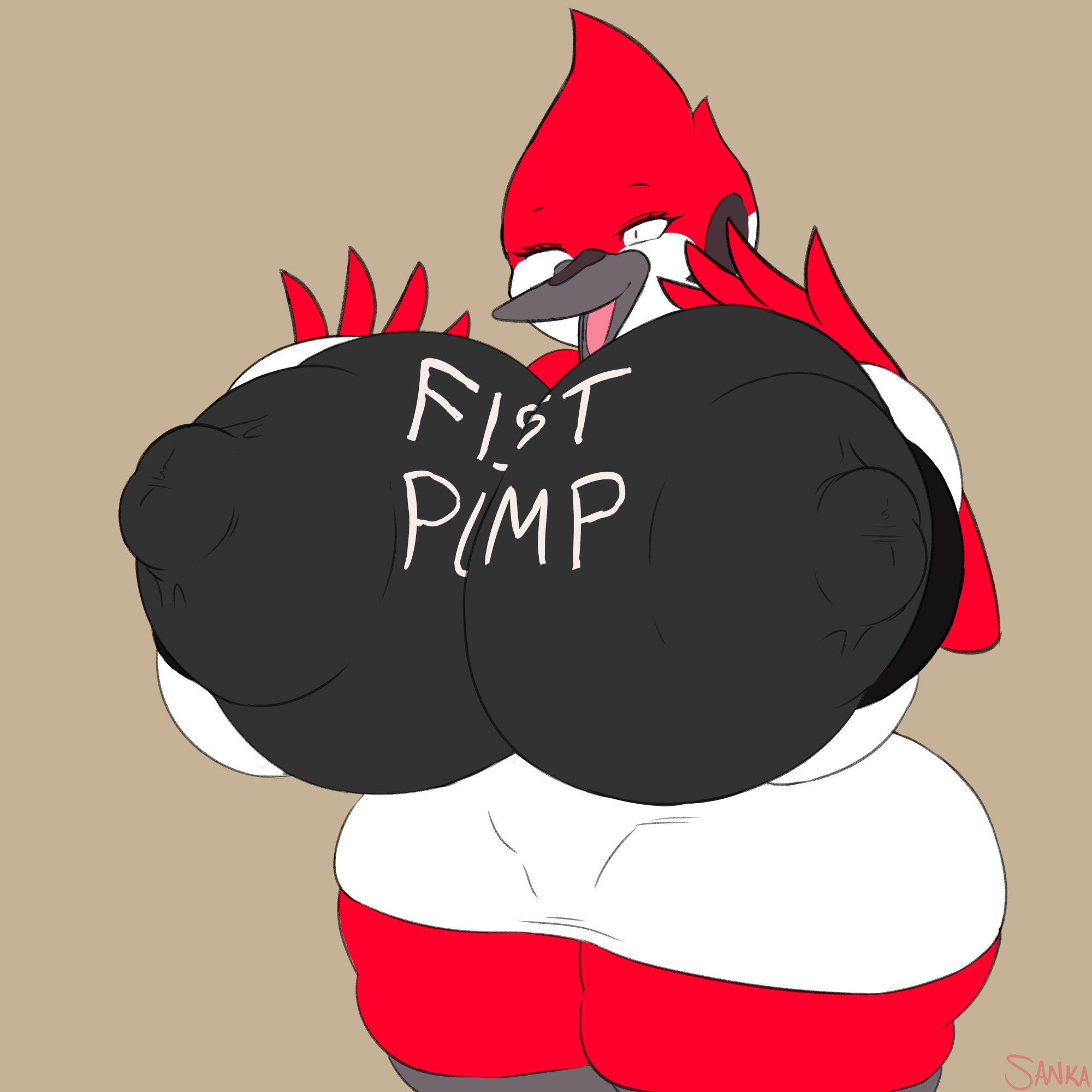 1girls, alternate breast size, alternate version available, anthro, ass, big ass, big breasts, big butt, bird, breasts, busty, cartoon network, curvy, female, female only, furry, hips, huge ass, huge breasts, huge butt, humanoid, hyper, large ass, large breasts, large butt, margaret smith (regular show), regular show, sanka-tetsu, solo, solo female, text, thick, thick ass, thick thighs, thighs, top heavy, wide hips