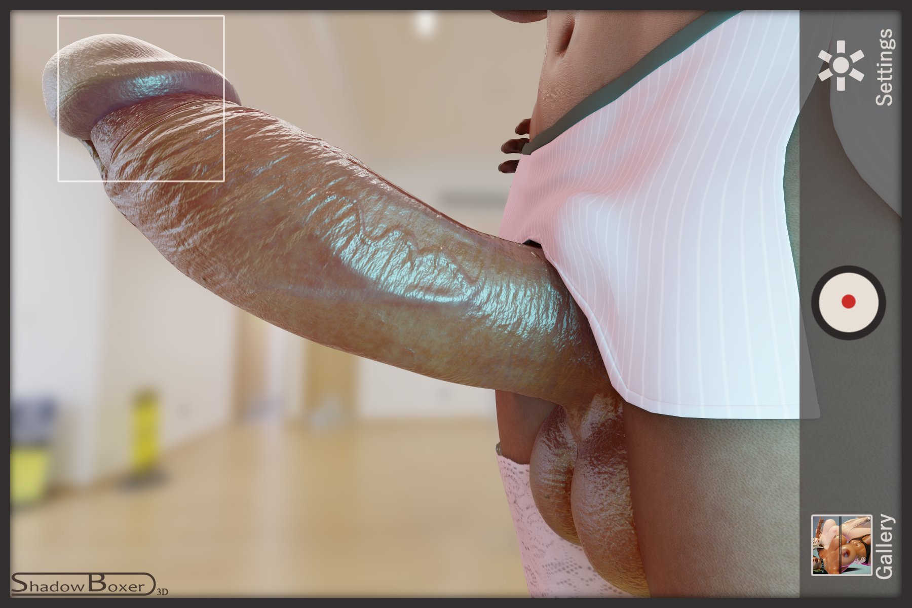 1futa, 3d, balls, big penis, blender, dark skin, dark-skinned futa, erection, futa only, futanari, indian, intersex, overwatch, penis, selfie, shadowboxer, solo, symmetra, testicles