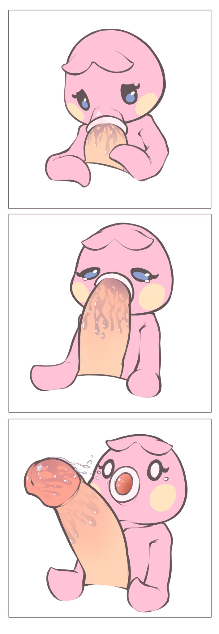 animal crossing, big penis, disembodied penis, fellatio, female, hitmanatee, male, marina (animal crossing), nintendo, octopus, oral, penis, video games
