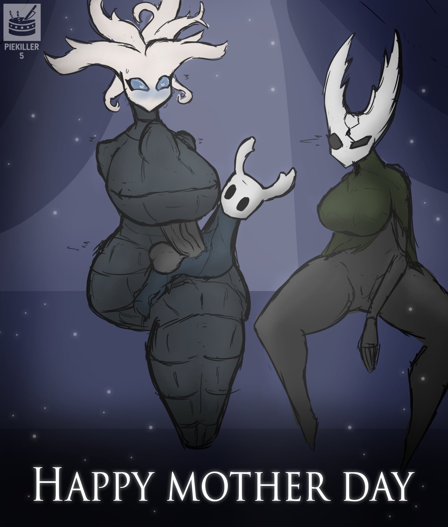 1boy, 2girls, big breasts, big penis, black and white, black body, black penis, boobjob, breasts, erection, erection under clothes, female, heart-shaped pupils, hollow knight, hollow knight (character), incest, large penis, male, mother and daughter, mother and son, paizuri, penis, piekiller5, protagonist (hollow knight), rule 63, siblings, smaller male, solid eyes, tagme, team cherry, the knight (hollow knight), titfuck, titfuck under clothes, titjob, white lady (hollow knight), wide hips