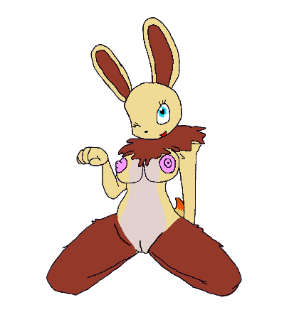 1girls anthro artist_request breasts bunny embit fur furry humanoid loomian loomian_legacy pussy roblox roblox_game transparent_background