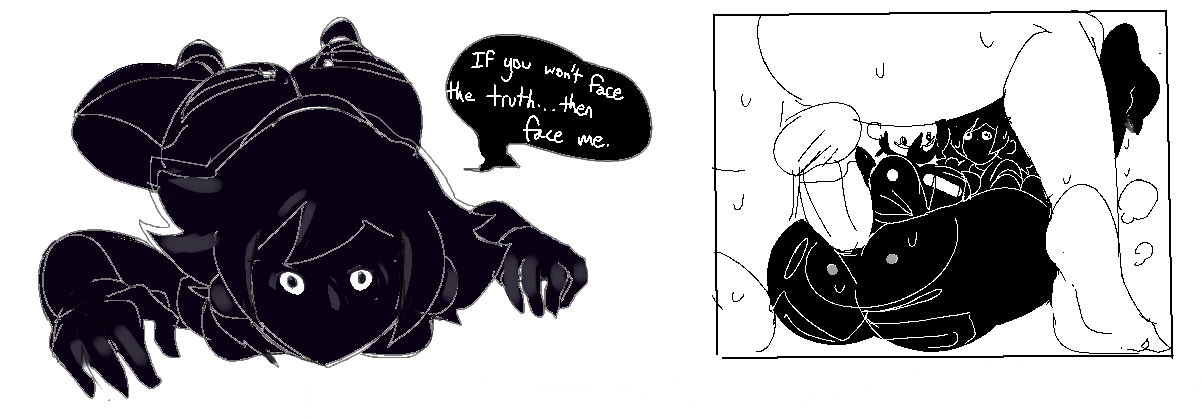 2boys, anal, anal sex, basil (omori), captain kirb, feet, femboy, gay, instant loss 2koma, male, male only, male penetrating, mating press, mob face, omori, omori (character), stranger (omori)