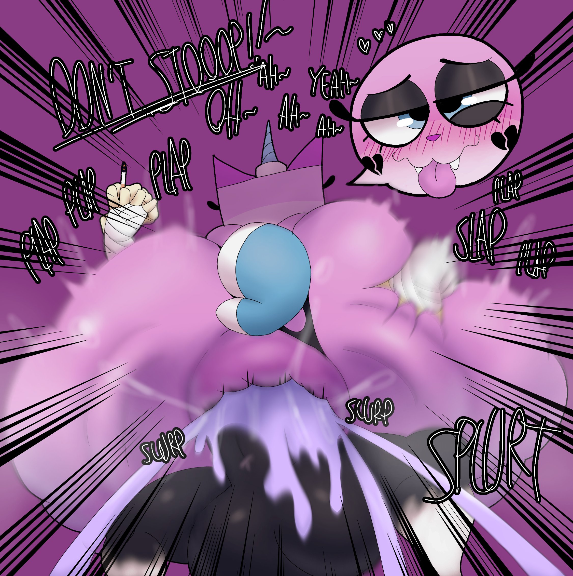 1boy, 1boy1girl, 1girls, 2025, absurd res, alternative fashion, anal, anal penetration, anal sex, anthro, anthro on anthro, anthro penetrated, anthro penetrating, anthro penetrating anthro, anus, ass, ass slap, balls, bandage, bandaged arm, big anus, big ass, big balls, big butt, big penis, black body, black clothing, black eyeshadow, black fur, black underwear, blush, bodily fluids, bottomless, broken heart, broken heart marking, bubble butt, butt slap, cartoon network, cat boy, catgirl, cigarette, clothed, clothing, crow (thedeathcrow), cum, cum in ass, cum inside, cumming, cumming in ass, cumshot, cumshot in ass, digital media (artwork), domestic cat, duo, english text, eyeshadow, felid, feline, felis, female, female anthro, female penetrated, fur, furry, genitals, goth, goth girl, half-closed eyes, happy, happy sex, heart, heart (marking), heart symbol, hi res, holding cigarette, holding object, horn, huge ass, huge butt, huge cock, hyper, hyper ass, hyper butt, lego, makeup, male, male anthro, male penetrating, male penetrating female, male/female, mammal, markings, narrowed eyes, nude, penetration, penis, penis in ass, pink body, pink fur, purple background, raised clothing, raised underwear, rear view, sex, signature, simple background, slap, slapping ass, slapping butt, slightly chubby, sound effects, straight, straight sex, sweat, sweatdrop, tail, teeth, text, the lego movie, thedeathcrow05, thick thighs, tired, tongue, tongue out, undead, underwear, unicorn horn, unikitty, unikitty (series), unikitty!