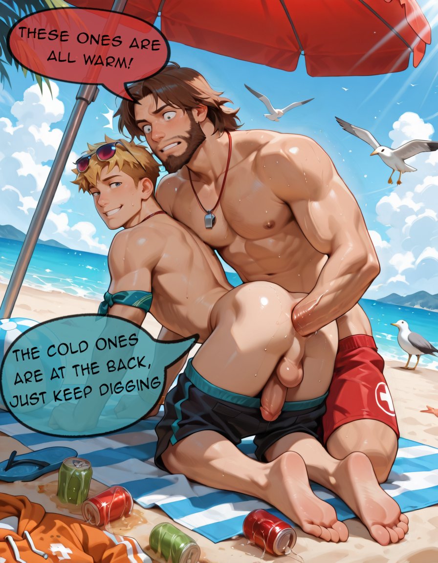 2boys, ai generated, anus, beach, boys, cole cassidy, dilf, fist, fisting, fisting ass, hole, hung, male, overwatch, overwatch 2, poolside wuyang, twink, wrecked ass, wuyang, yaoi