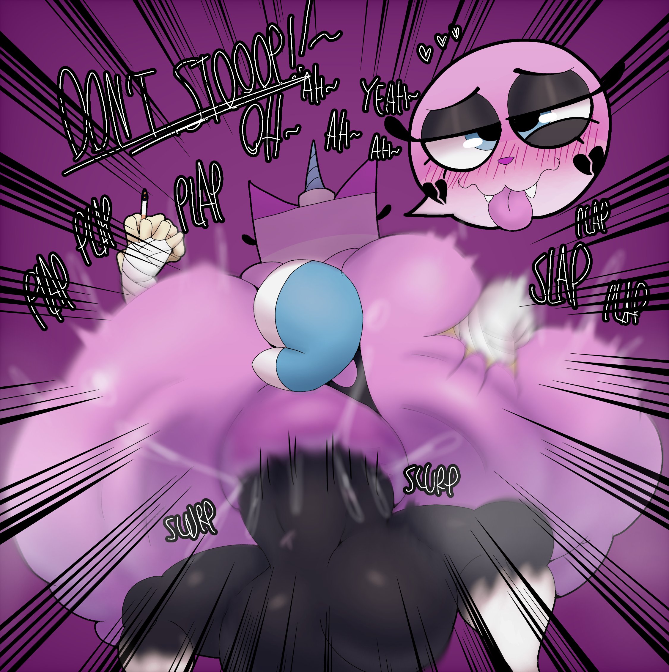 1boy, 1boy1girl, 1girls, 2025, absurd res, alternative fashion, anal, anal penetration, anal sex, anthro, anthro on anthro, anthro penetrated, anthro penetrating, anthro penetrating anthro, anus, ass, ass focus, ass slap, balls, bandage, bandaged arm, big anus, big ass, big balls, big breasts, big butt, big penis, black body, black clothing, black eyeshadow, black fur, black underwear, blush, bodily fluids, bottomless, breasts, broken heart, broken heart marking, bubble butt, butt slap, cartoon network, cat boy, catgirl, cigarette, clothed, clothing, crow (thedeathcrow), digital media (artwork), domestic cat, dumptruck ass, duo, english text, enormous ass, eyeshadow, fat ass, felid, feline, felis, female, female anthro, female penetrated, fur, furry, genitals, gigantic ass, goth, goth girl, half-closed eyes, happy, happy sex, heart, heart (marking), heart symbol, hi res, holding cigarette, holding object, horn, huge ass, huge butt, huge cock, hyper, hyper ass, hyper butt, lego, makeup, male, male anthro, male penetrating, male penetrating female, male/female, mammal, markings, mature, mature body, mature figure, mature woman, milf, mommy, narrowed eyes, nude, penetration, penis, penis in ass, pink body, pink fur, purple background, raised clothing, raised underwear, rear view, round ass, sex, signature, simple background, slap, slapping ass, slapping butt, slightly chubby, sound effects, straight, straight sex, sweat, sweatdrop, tail, teeth, text, the lego movie, thedeathcrow05, thick, thick ass, thick thighs, thighs, tired, tongue, tongue out, undead, underwear, unicorn horn, unikitty, unikitty (series), unikitty!, voluptuous, voluptuous female, wide hips