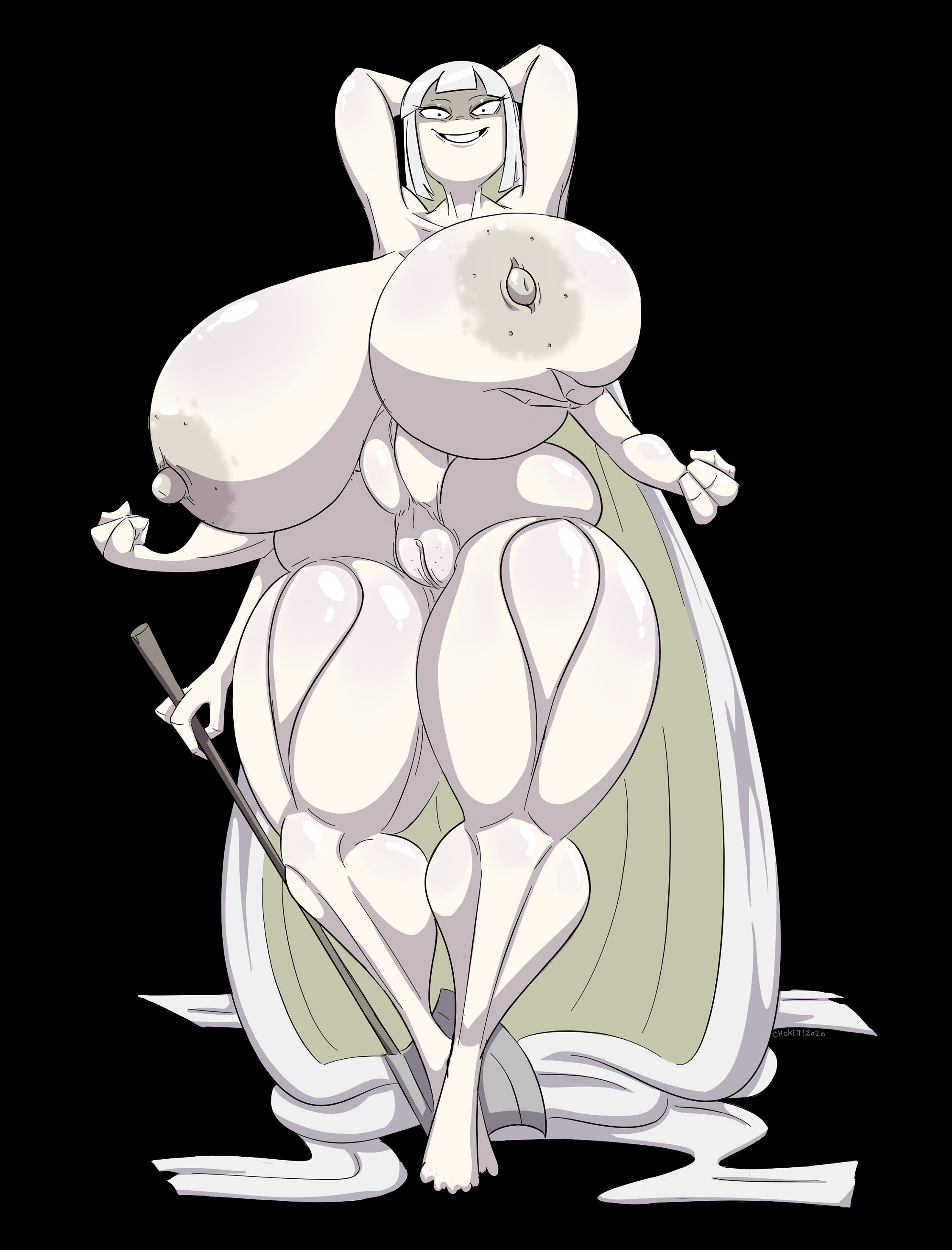1girls, 6 arms, abs, areolae, barefoot, breasts, completely nude, crazy eyes, female, female only, full body, gigantic breasts, huge areolae, looking at viewer, multi arm, multi limb, naked, naked female, nipples, nude, nude female, original, original character, pussy, smile, solo, solo female, spider girl, standing, tasteofchoklit, thick thighs, youkai