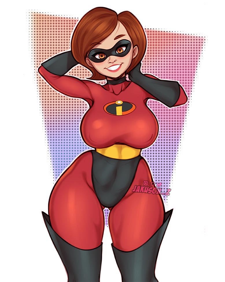 2020, armwear, ass visible through thighs, big breasts, bodysuit, breasts, brown hair, clothing, curvaceous, curvy, disney, elastigirl, eyewear, female, footwear, gloves, handwear, helen parr, jakuson z, legwear, long boots, long gloves, mask, mature female, milf, nipple bulge, pixar, smile, solo, superheroine, tagme, the incredibles, thick thighs, thunder thighs, tight bodysuit, wide hips