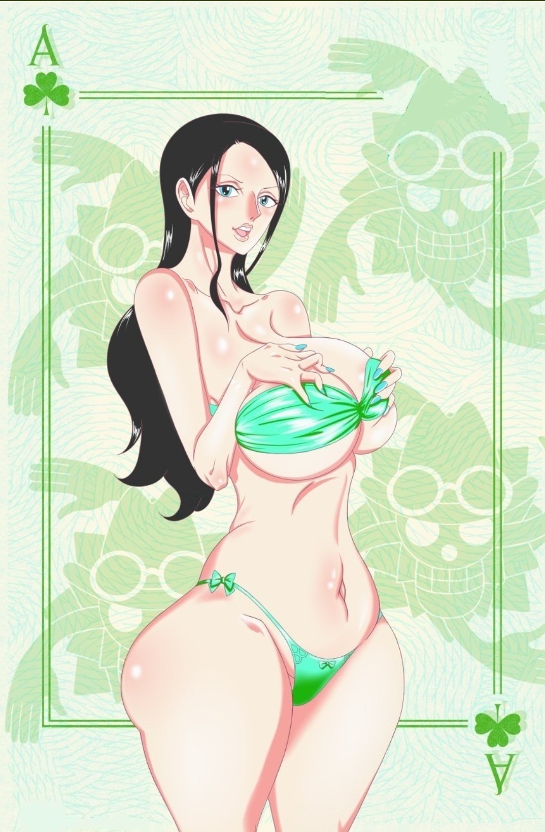 1girls, black hair, black-haired female, female, female only, nico robin, one piece, repv, tagme