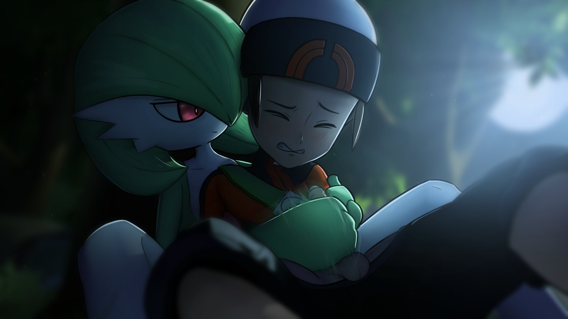 1girls, 3d, blush, brendan (pokemon), clenched teeth, closed eyes, clothing, erection, female, femdom, foreskin, gardevoir, greatm8, handjob, human, human penetrating, interspecies, male, male human/female pokemon, malesub, nintendo, penis, pokémon (species), pokemon, pokemon (species), pokemon oras, pokemon rse, short hair, smile, source filmmaker, spread legs, straight, uncircumcised, uncut