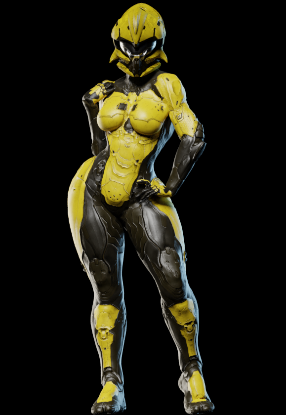 armor big_ass black_background bodysuit green_armor halo_(series) hand_on_hip helmet huge_ass large_ass large_breasts medium_breasts power_armor sci-fi science_fiction solid_color_background spartan spartan_(halo) tagme thick_thighs wotm8h8