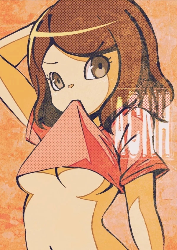 animal_crossing animal_crossing_girl breasts clothing cute female mob_face muramasa_mikado murana_(muramasa_mikado) nintendo only_player shirt_in_mouth shirt_lift shirt_pull solo underboob villager_(animal_crossing)