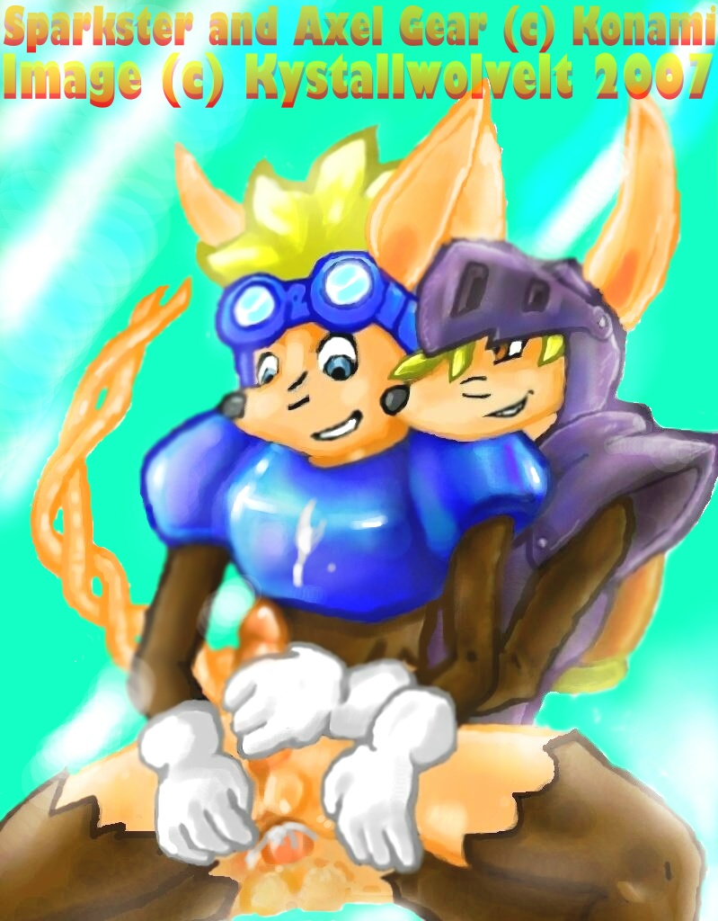 axel_gear gay homosexual male_only rocket_knight_adventures sparkster tagme yaio