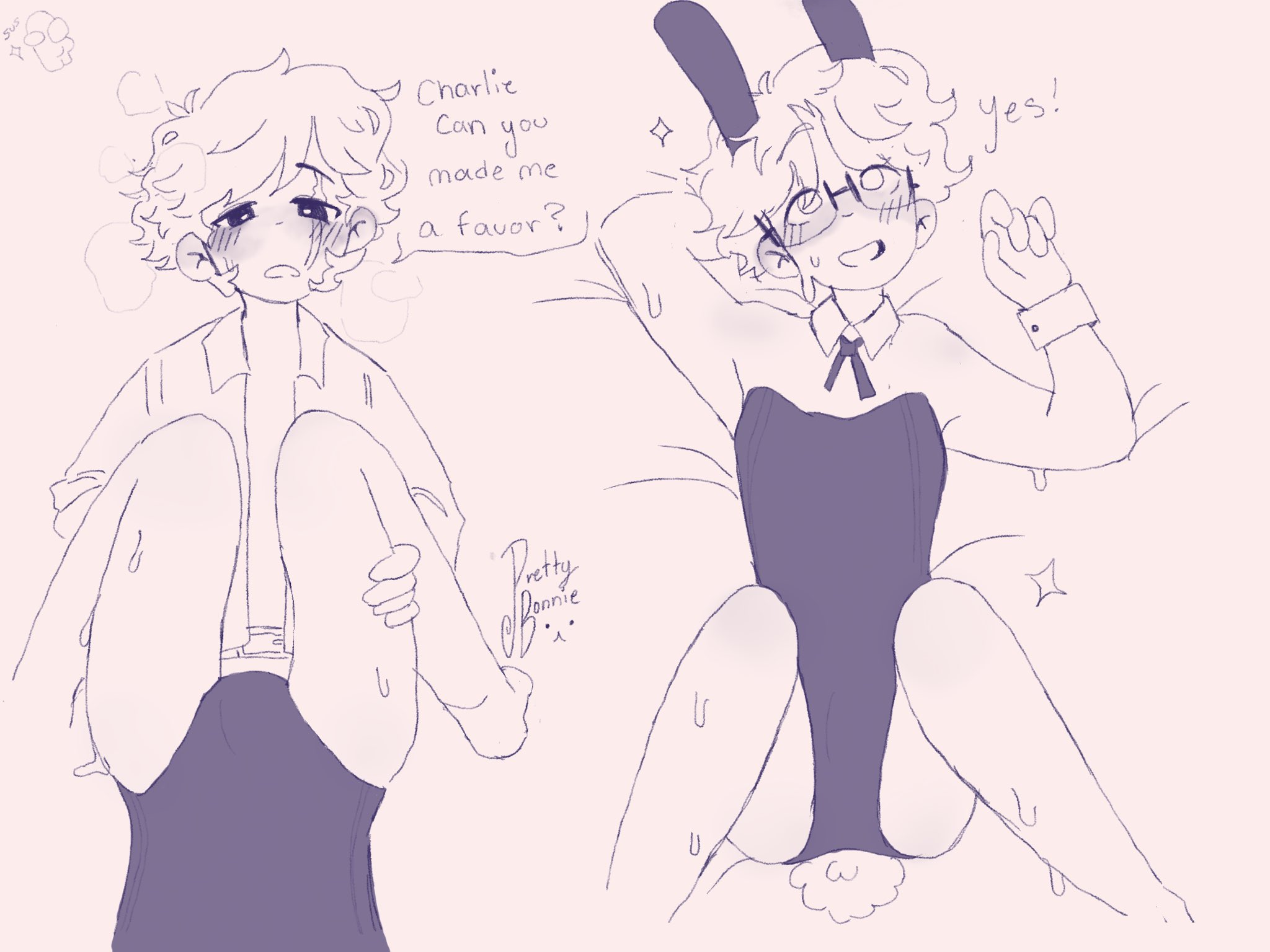 2boys, bed, bunny ears, bunnysuit, comic, crossdressing, cute, dream smp, dreamsmp, dsmp, gay, glasses, humanoid, male, male/male, mcyt, minecraft, minecraft youtubers, on bed, prettybonnie17, quackity, scar, slime, slime boy, slimecicle, spread legs, spreading, twitch, twitch streamer, twitch.tv, twitter, twitter username, youtube, youtuber, youtubers