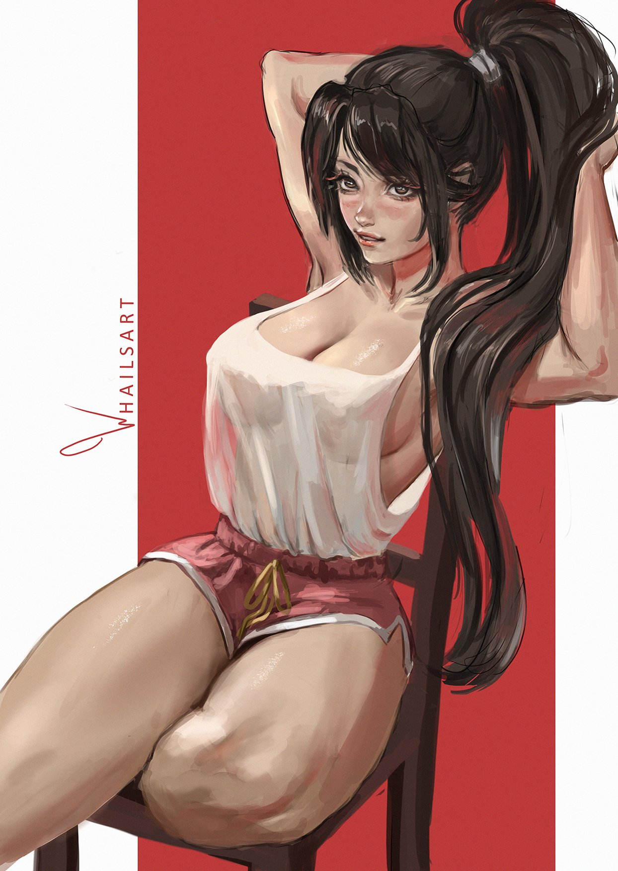 1girls big_ass big_breasts casual cleavage female female_only mai_shiranui snk street_fighter street_fighter_6 thick_thighs