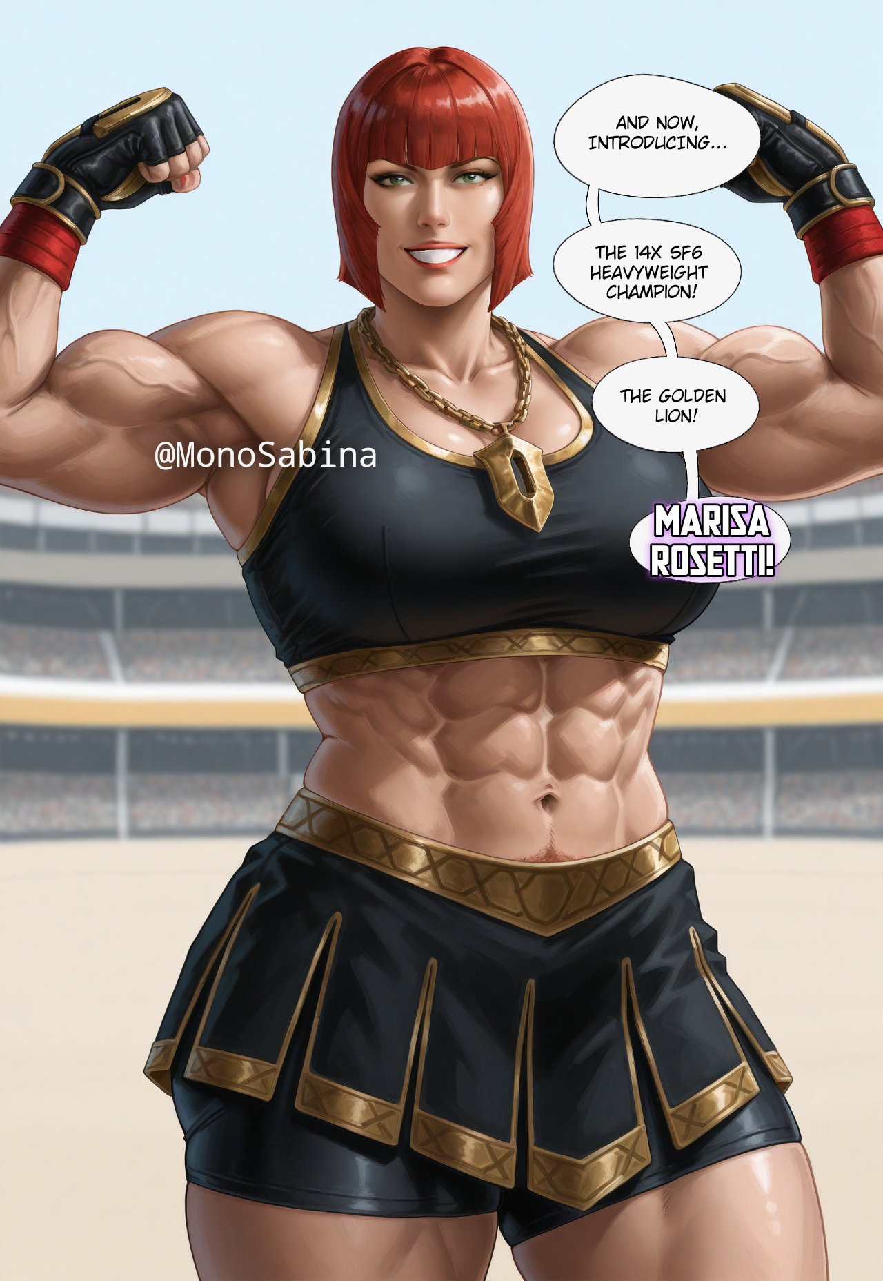 Marisa Rossetti (Street Fighter) Rule 34 Image