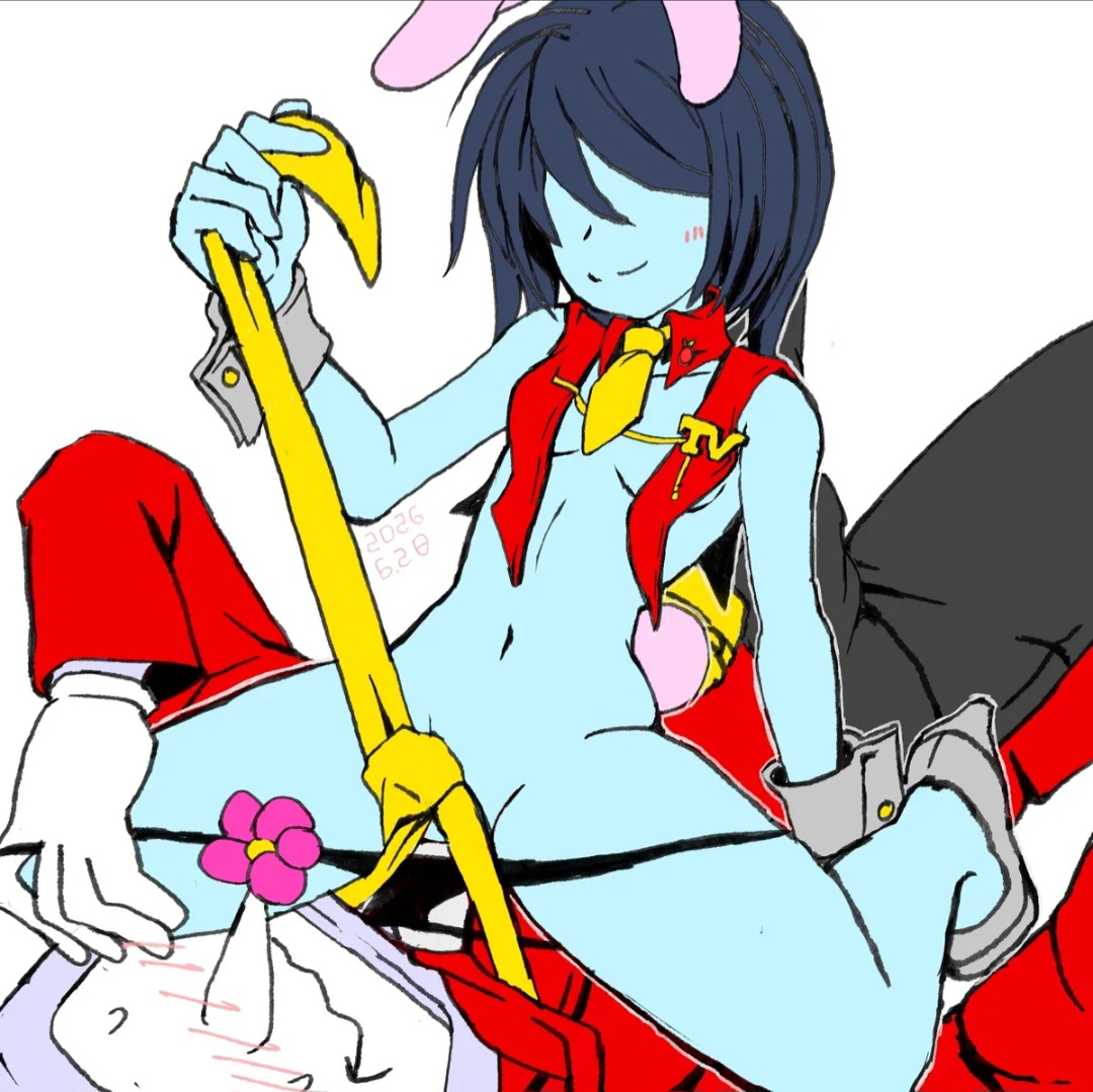 1boy, 1girls, 2d, antenna wire, antennae, antennae (anatomy), bigger male, blue hair, blue skin, blush, blushing, bondage, bow, bowtie, bunny ears, bunny tail, convenient censoring, cosplay, deltarune, deltarune chapter 3, digital drawing, digital media, domination, female, girly, gloves, hair over eyes, half-dressed, holding, holding tie, kris (deltarune), kris female (deltarune), male, malesub, monochrome background, non-human, penis, penis in pussy, petite, petite body, red suit, red suit jacket, screen, screen face, screen head, shackles, short hair, simple background, simple shading, size difference, size play, small breasts, smile, submissive, submissive male, suit, suspension, tenna (deltarune), tv, tv head, undertale (series), white background, yellow tie