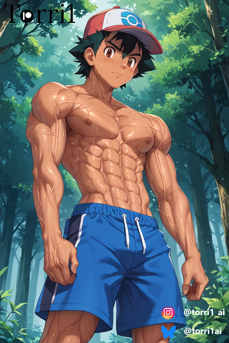 Ash Ketchum (Pokemon) Rule 34 Image