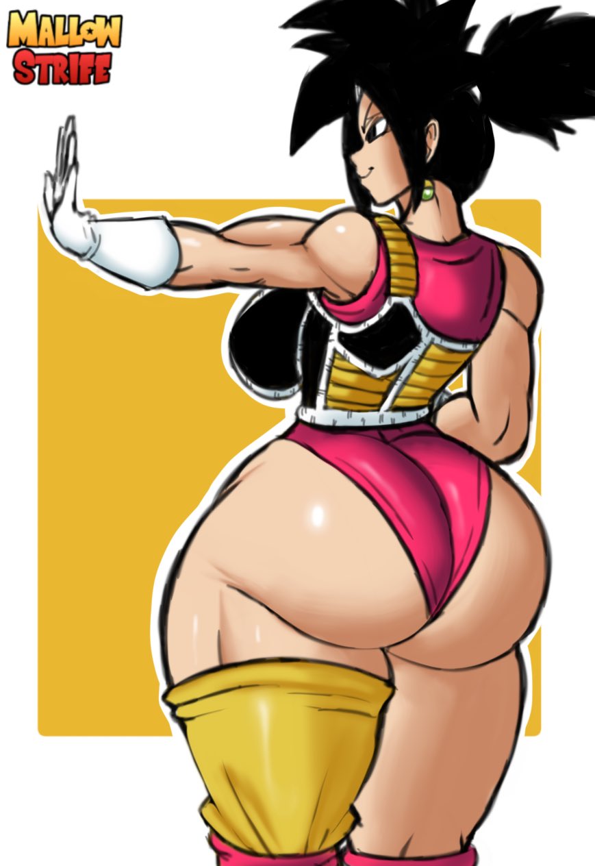 1girls alternate_costume ass big_ass big_breasts breasts bubble_butt dragon_ball dragon_ball_super dragon_ball_z female_saiyan kefla mallow_strife potara_earrings saiyan seripa