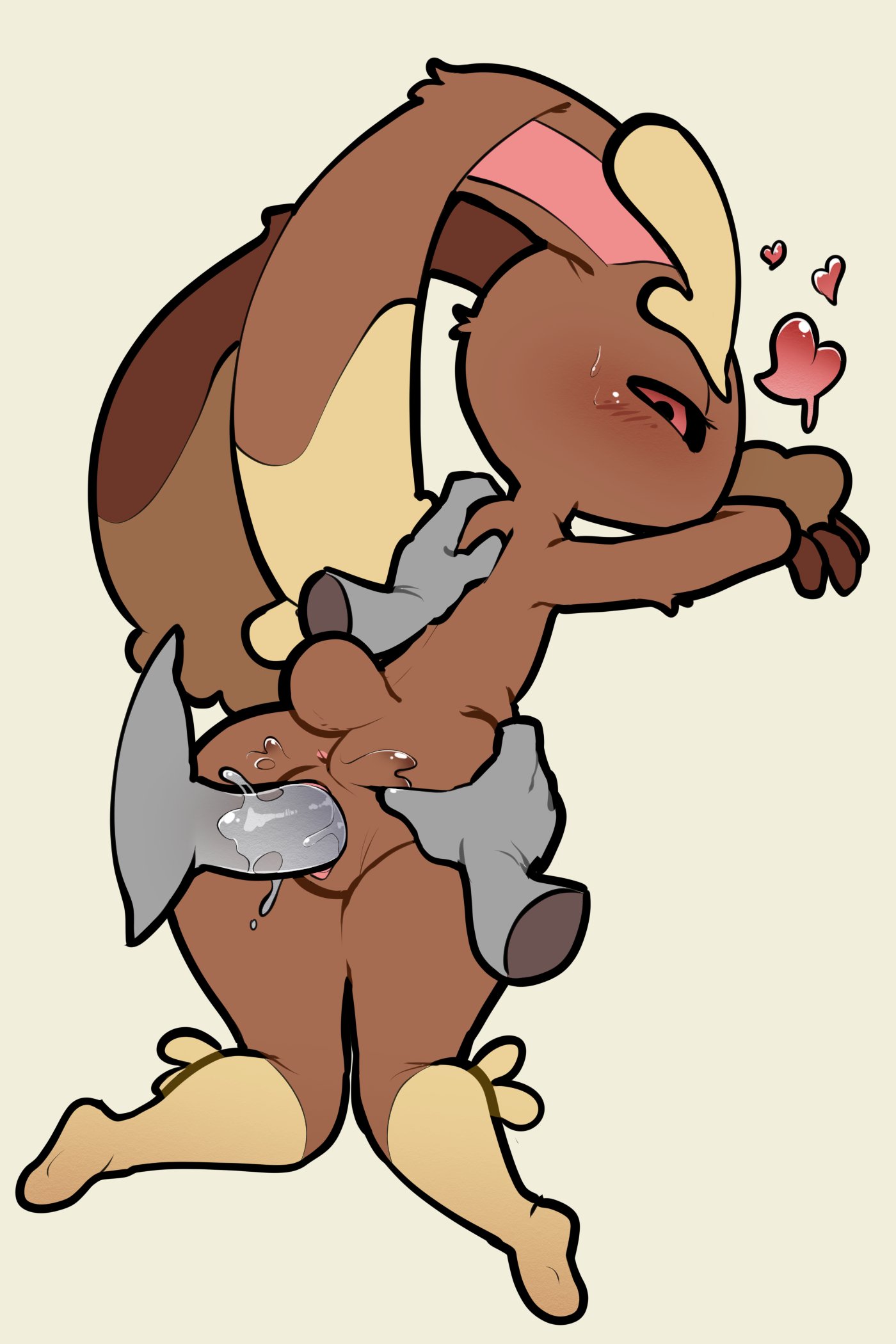 2021, anthro, anthro penetrated, anus, ass, bodily fluids, brown body, brown fur, disembodied hand, disembodied penis, duo, erection, female, female focus, female penetrated, from behind position, fur, genital fluids, genitals, heart, hi res, humanoid genitalia, humanoid hands, humanoid penis, itsunknownanon, kneeling, lagomorph, looking back, lopunny, male, male penetrating, male penetrating female, male/female, mammal, nintendo, nude, penetration, penile, penile penetration, penis, penis in pussy, pokémon (species), pokemon, pokemon (species), pussy, pussy juice, rear view, sex, solo focus, spread ass, spread butt, spreading, vaginal penetration, video games