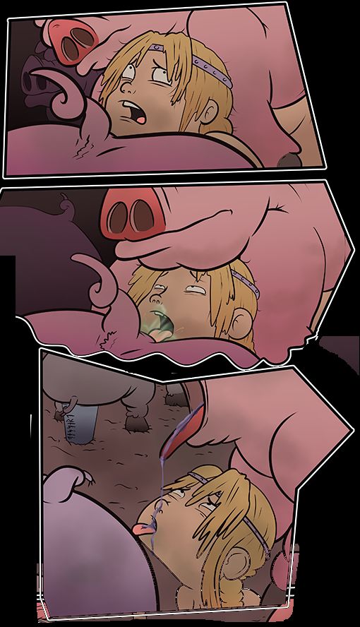 astrid hofferson, blargsnarf, doggy style, fart, female, how to train your dragon, human, male, pig, rimming, suid, suina, sus (pig), zoophilia