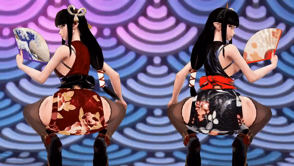 2girls, 3d, animated, ass, big ass, female, hinoa, honey select, huge ass, large ass, minoto, monster hunter, monster hunter rise, prevence, sibling, sisters, squatting, tagme, twerking, twins, wyverian