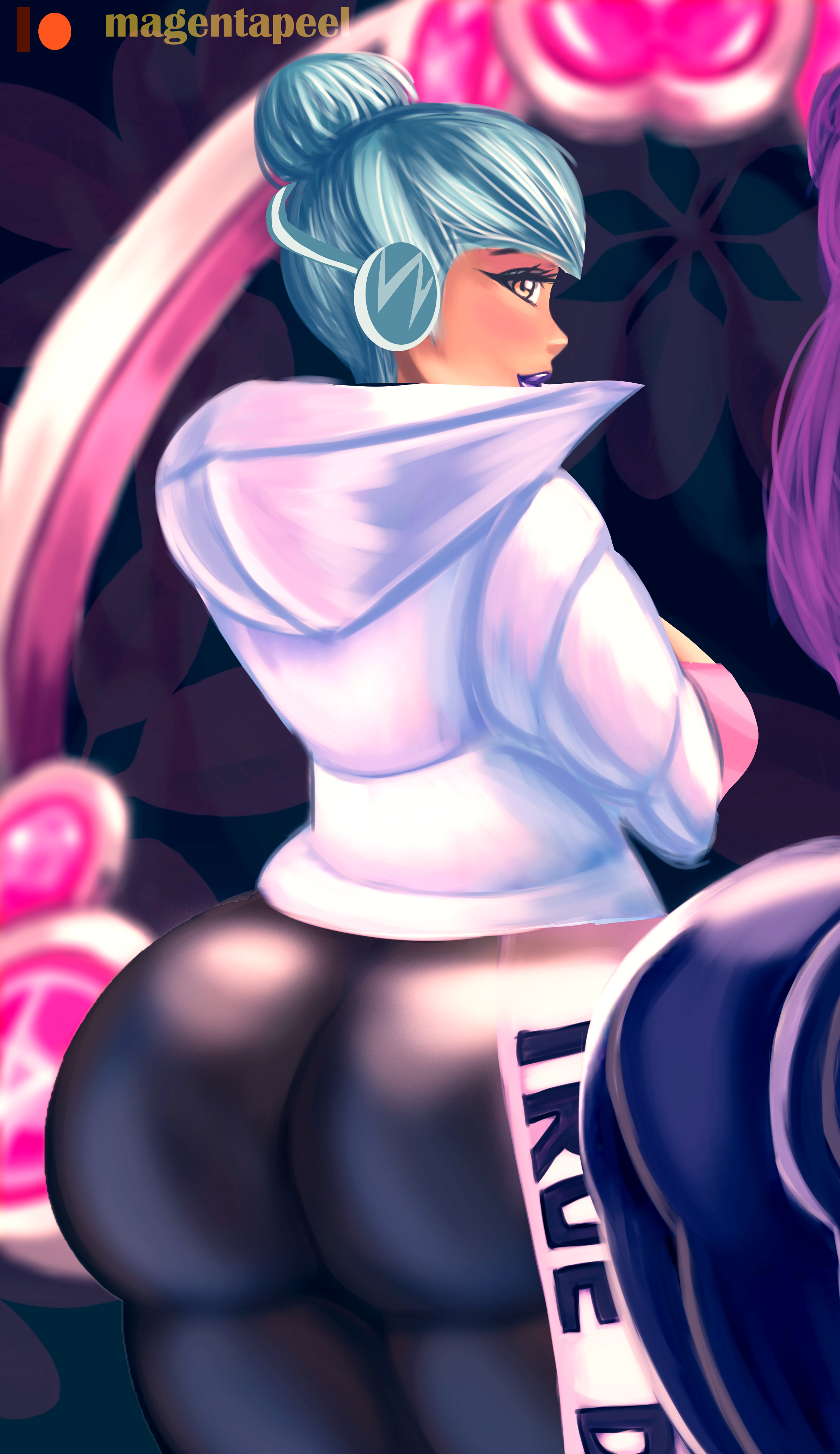 1girls, ass, ass focus, big ass, female, huge ass, league of legends, magentapeel, qiyana yunalai, riot games, streetwear, tight clothing, tight fit, tight leggings, true damage qiyana, true damage series, yoga pants