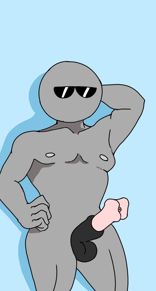 anon bluebowporn drawfag drawthread_request erection gay horsecock male_focus male_only muscle naked penis sunglasses tumblr tumblr_anonymous