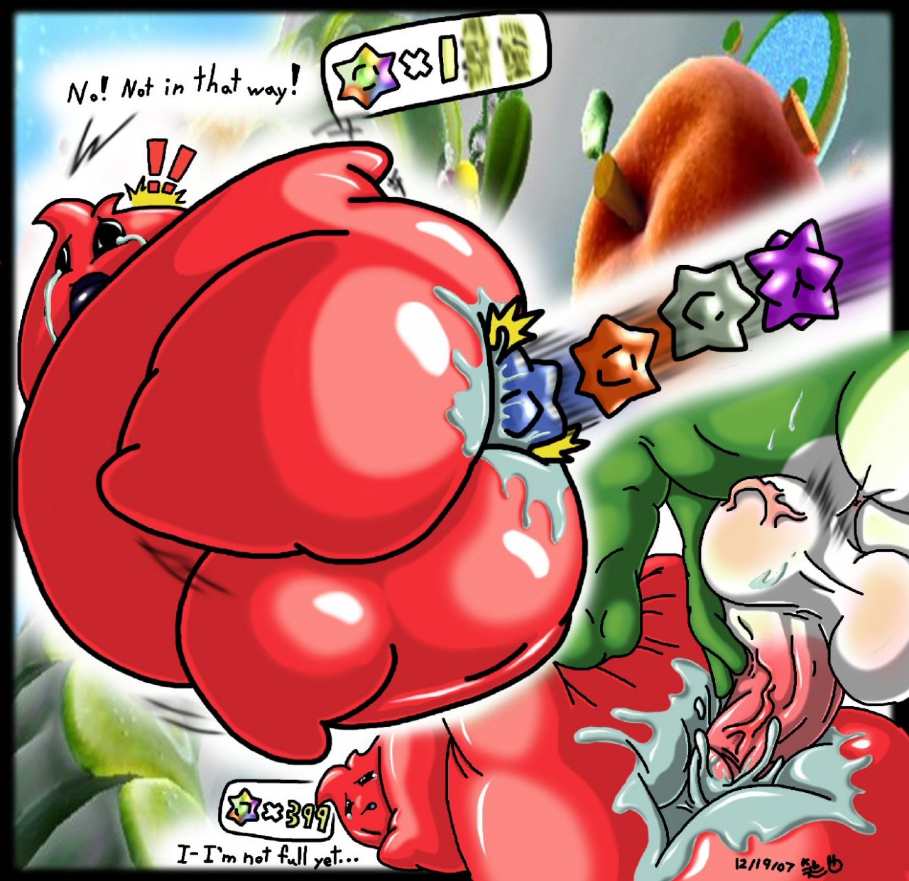 2007 anal_penetration big_ass big_butt chubby crying deimion_j_shadowwolf hungry_luma luma mario_(series) nintendo overweight rape star_bits straight_hair super_mario_galaxy yoshi