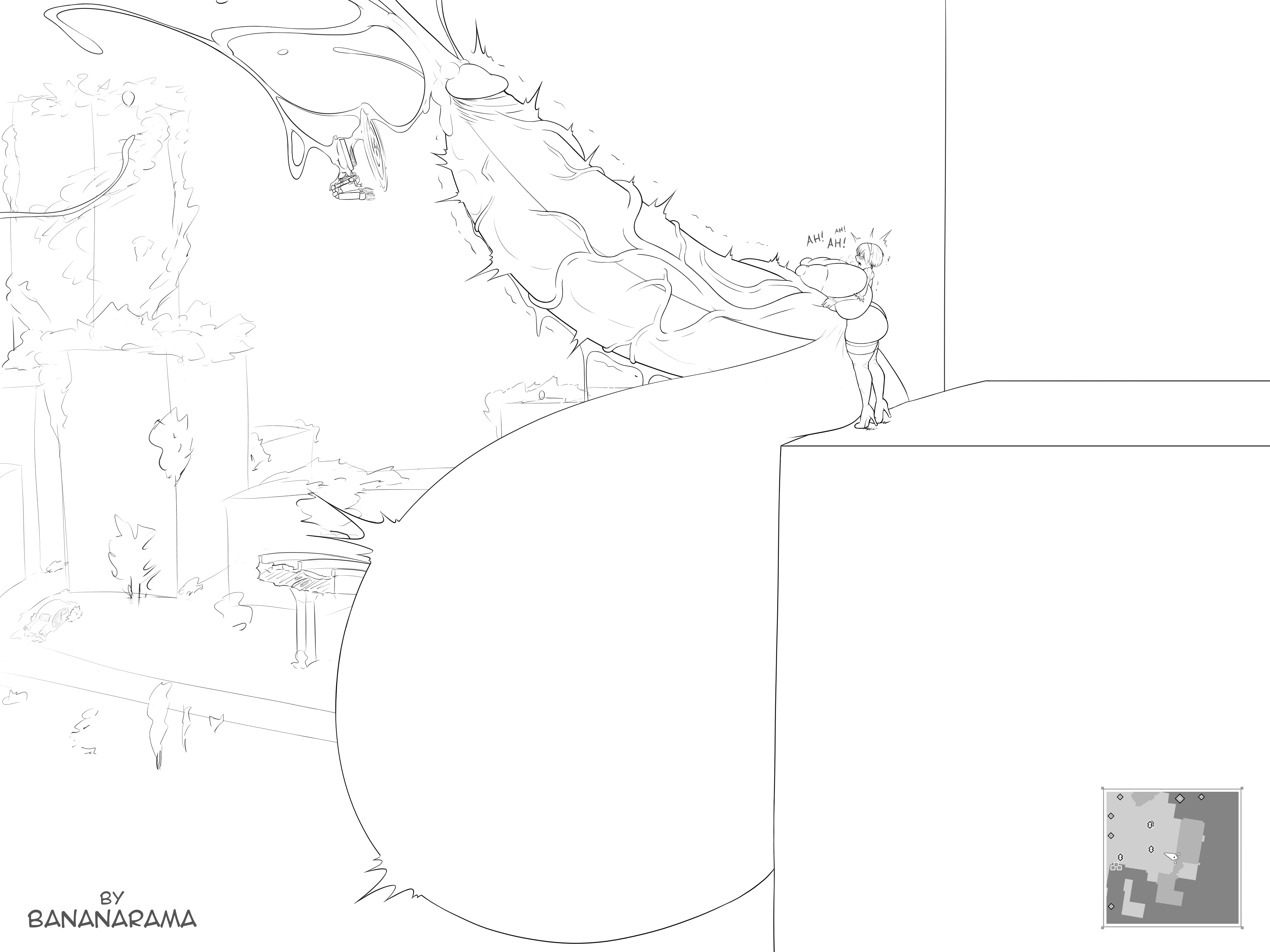 1futa, ass, balls, balls bigger than head, bananarama (artist), breasts, cum, cumming, dialogue, ejaculation, erection, futa only, futanari, hands-free, handsfree ejaculation, huge ass, huge balls, huge breasts, huge cock, human, hyper, hyper balls, hyper penis, intersex, monochrome, nier: automata, nude, orgasm, outdoors, outside, oversized balls, penis, penis bigger than body, pod (nier), solo, standing, veiny penis, yorha 2b