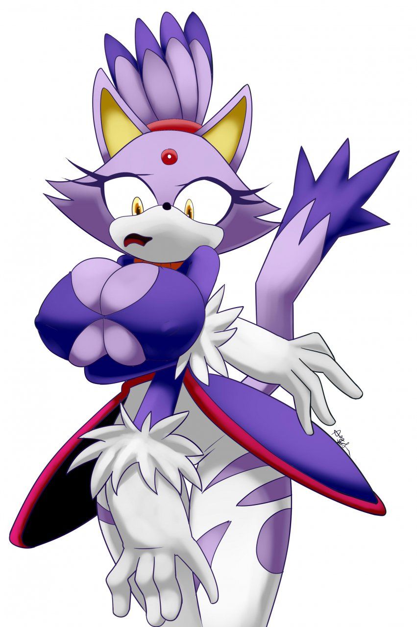 1girls arm_support arm_under_breasts big_ass big_breasts bimbo blaze_the_cat breast_expansion cleavage erect_nipples feline fully_clothed huge_breasts jacket kojiro-brushard no_shirt purple_fur ripped_pants sonic_(series) sonic_the_hedgehog_(series) standing thick_thighs two_tone_hair