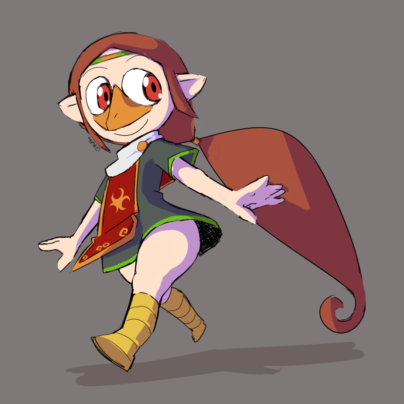 ass bottomless clothed dress fupoo huge_thighs medli the_legend_of_zelda thick_thighs