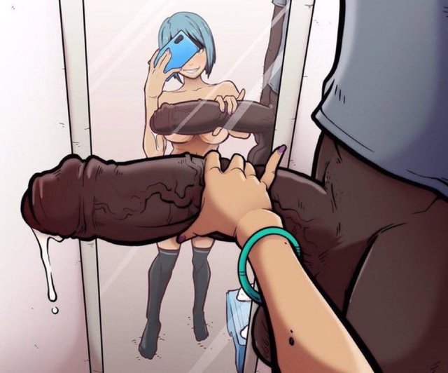 bad censor, balls, beruka (fire emblem), big balls, black penis, blue hair, cock hungry, covering, dark skin, dark-skinned male, female, female pov, fire emblem, holding penis, male, penis, pov, short hair, taker pov, veiny penis
