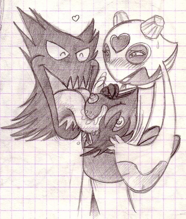 chibibass froslass haunter nintendo pokemon