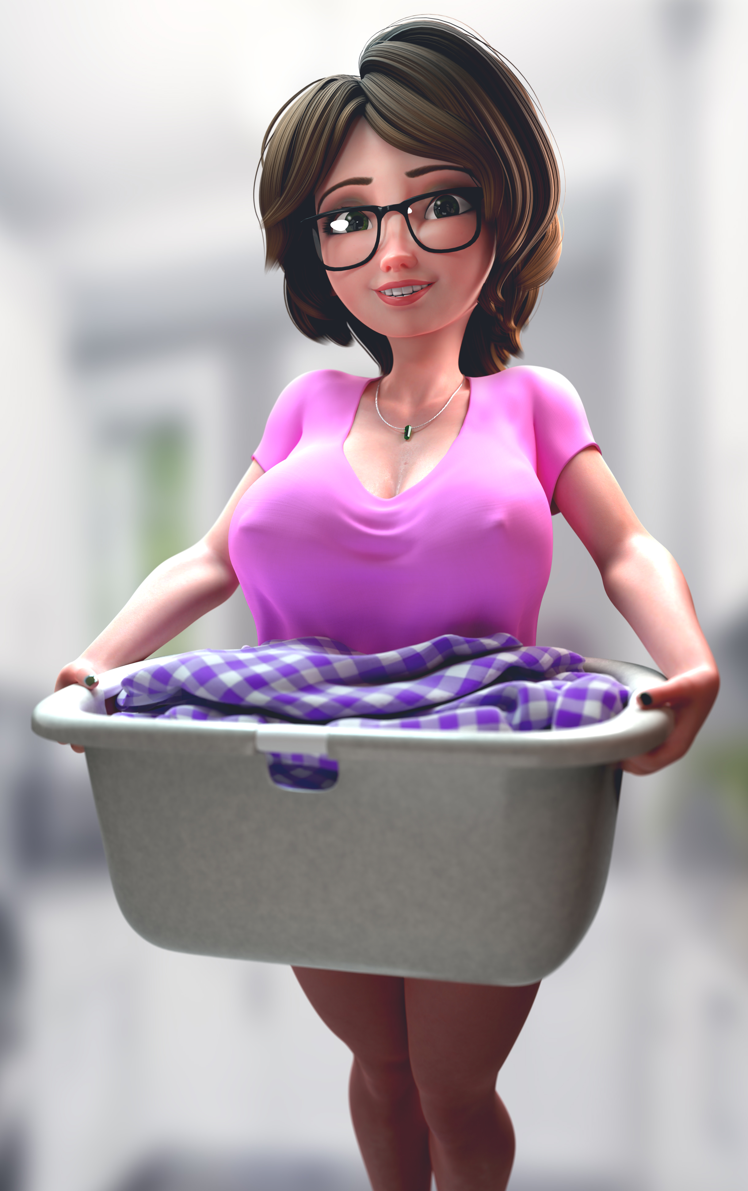 1girls, 3d, batesz, big hero 6, blender, breasts, cass hamada, erect nipples, female, female only, huge breasts, marvel, marvel comics, nipple bulge, nipples, solo