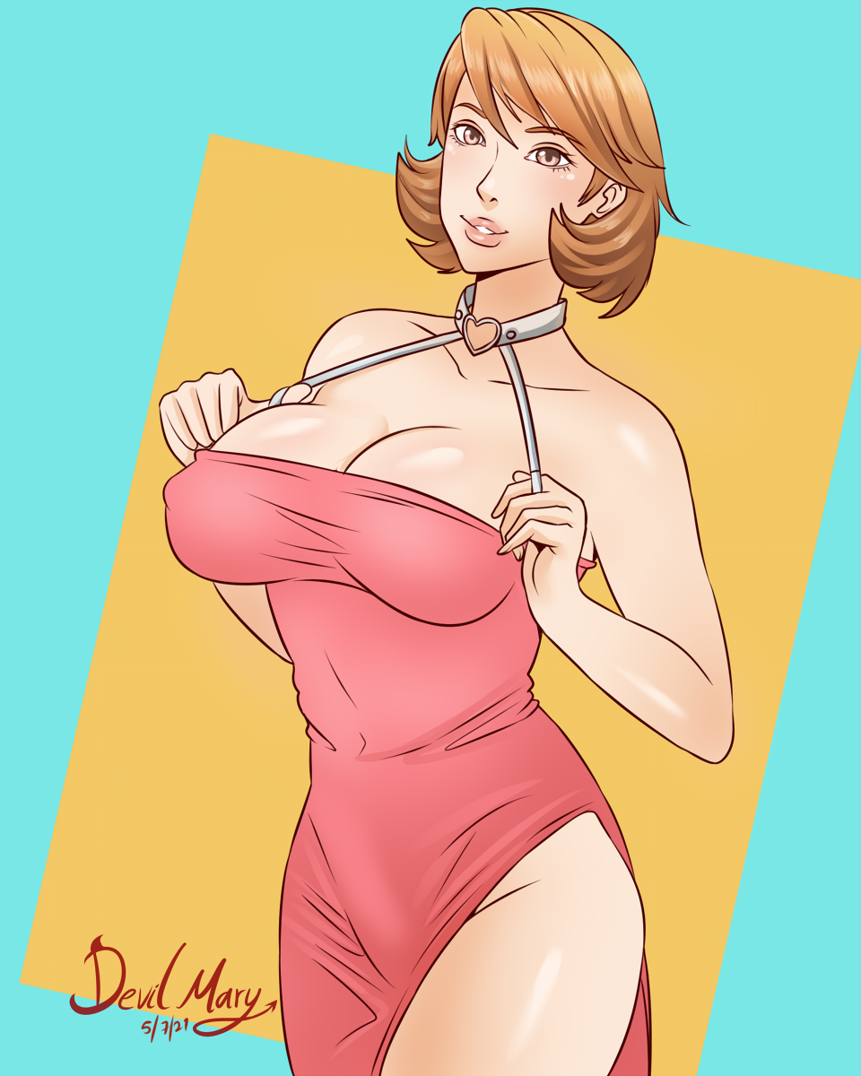 breasts brown_eyes clothing devilmarie female female_focus female_only human persona persona_3 shin_megami_tensei short_hair yukari_takeba